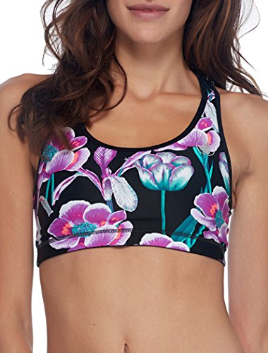 Body Glove Women's Oria Chameleon Sports Bra Black #TOP15