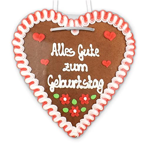 Lebkuchenherz, 21cm - Alles Gute zum Geburtstag Cover