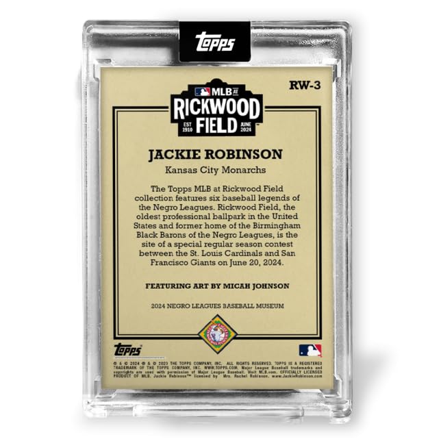 Amazon.com: Jackie Robinson Topps Slabbed Baseball Card- Exclusive