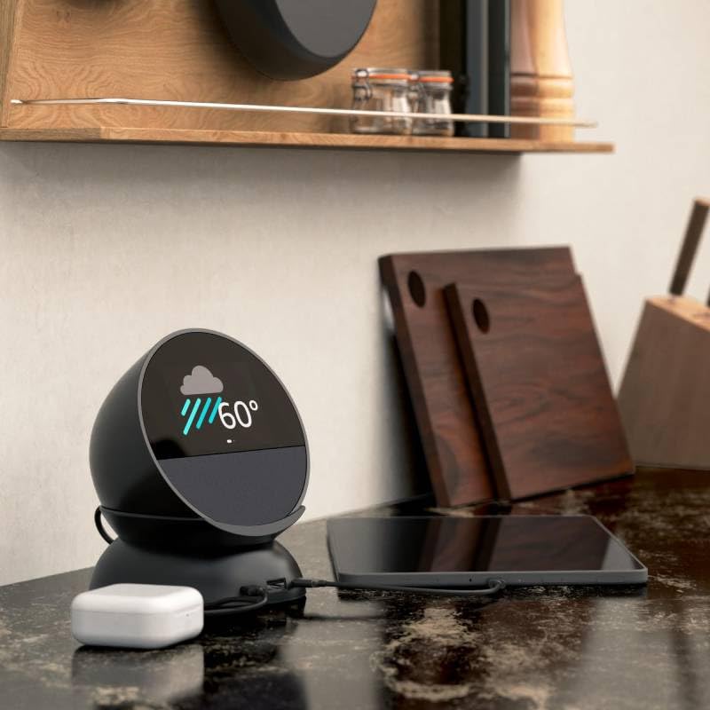 Support mural Echo Dot 5 et Spot 2024 pour libérer l'espace du salon - 6