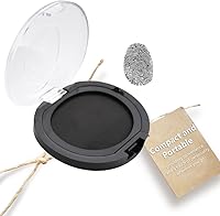 Vista 2 de Almohadilla de huellas dactilares sin tinta, paquete de 2 almohadillas de huellas dactilares profesionales portátiles de secado rápido, suministros