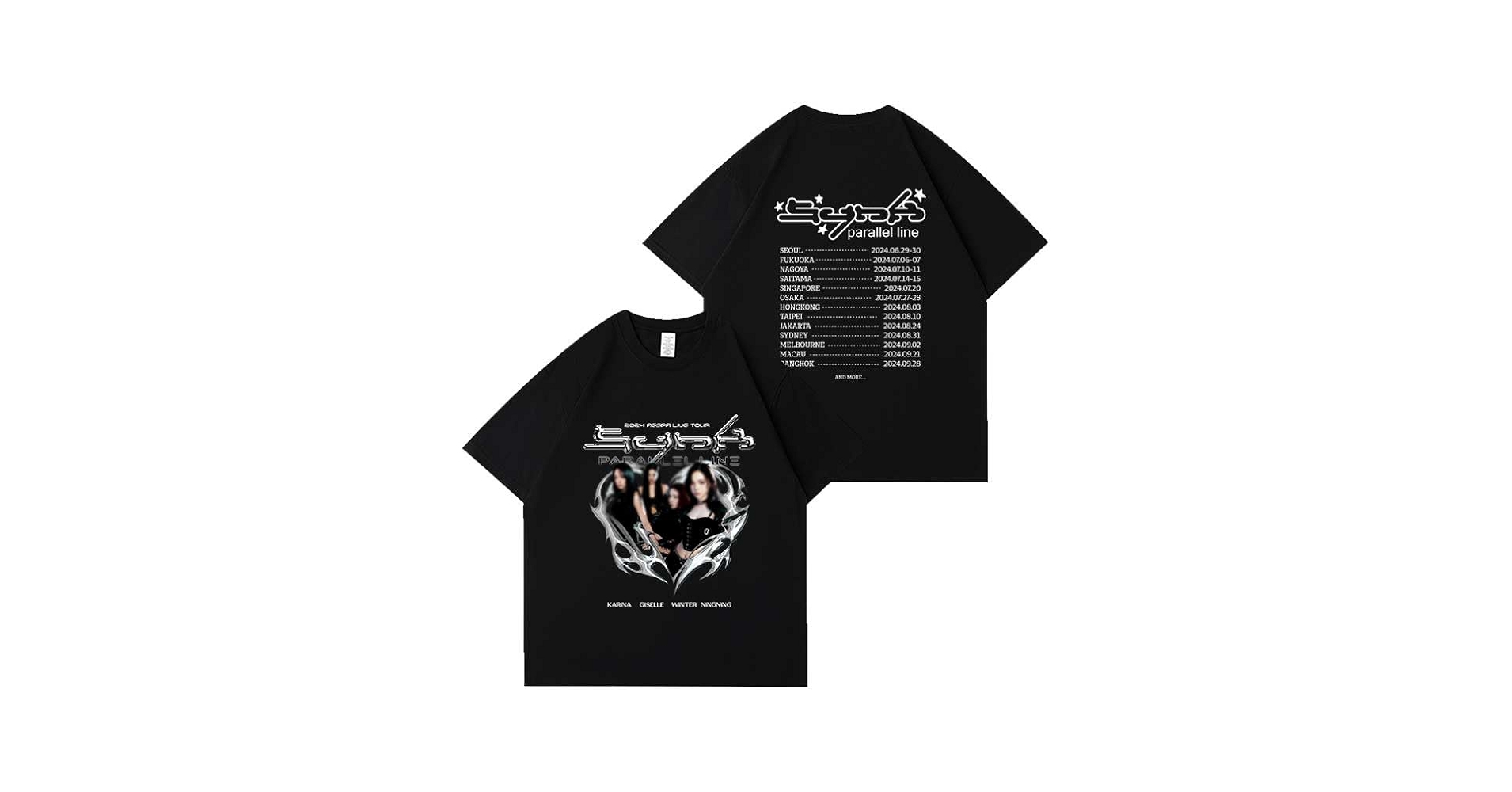 Amazon.co.jp: AESPA Tシャツ 応援服 エスパ ティーシャツ