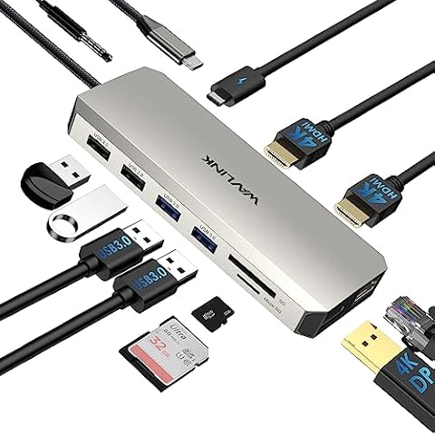 WAVLINK Station d'accueil USB C 12 en 1 Cover