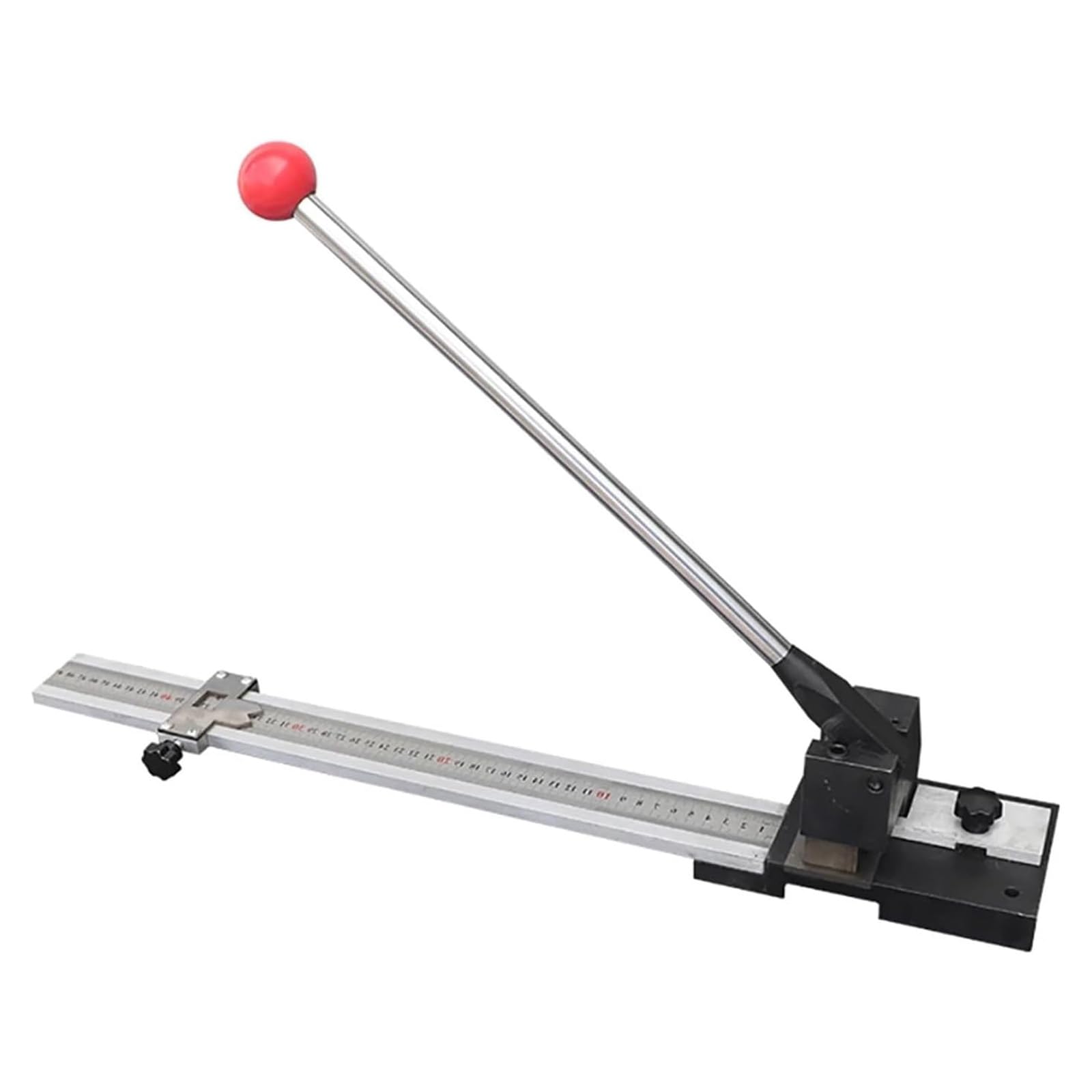 ZHJOPP 10-500MM Manual PVC Creasing Matrix Cutter, High Precision Resin Substrate PVC Creasing Cutting Tools with Ruler