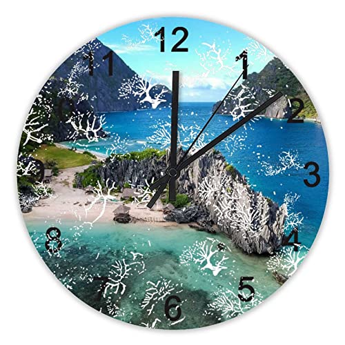 Horloge murale silencieuse décoration d'intérieur bureau maison - 2