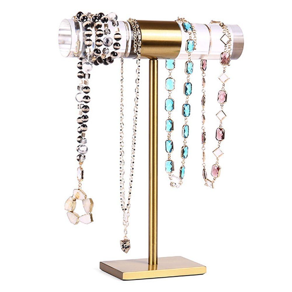 Présentoir de bijoux élégant en acier pour un cadeau de mariage idéal