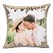 Almohada Personalizada con Foto, Cojín Lentejuelas Personalizado, para Amiga Mama Novios Aniversario Regalo, 40x40cm, Champán, Solo Funda de Almohada