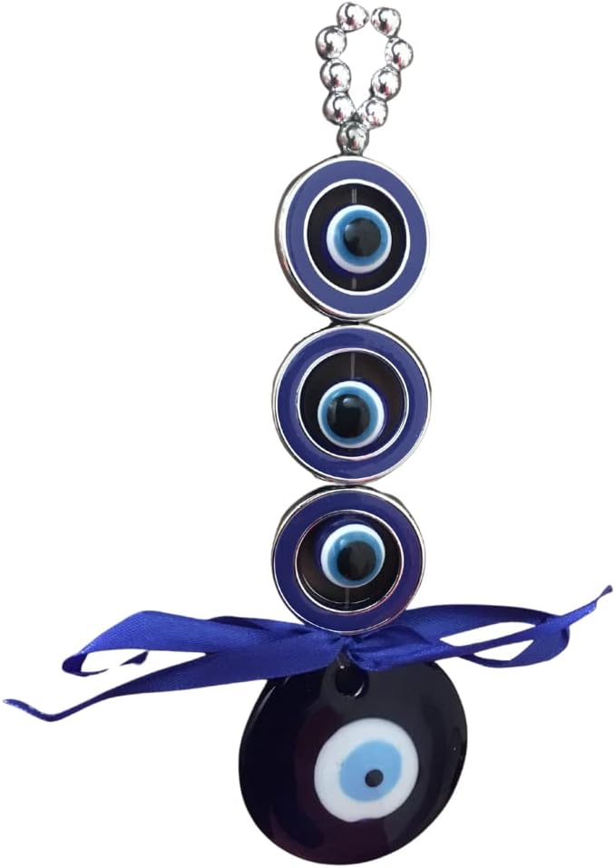 GJ 3 Eye Balls Evil Eye Classic Design Hanging for Home, Office, Shop & Car