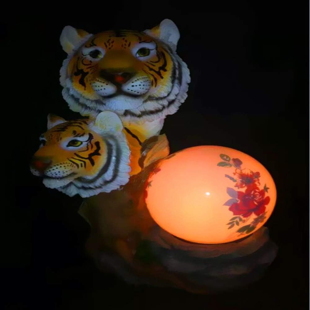 Amazon Crazy 🔥 Deals Aibote Tigers Head Statue with Peony Flower Painted Lamp Novelty Sculpture Figurine Night Light Desk Table Bedroom Home Decorations Crafts Gift Buy 1 get 1 Aibote Tigers Head Statue with Peony Flower Painted Lamp Novelty Sculpture Figurine Night Light Desk Table Bedroom Home Decorations Crafts Gift