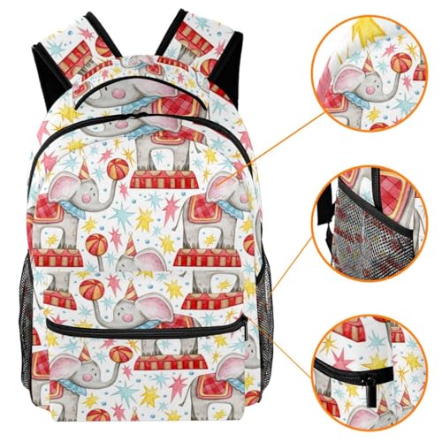 Sac à dos d'école éléphant pour ados évitant le mal de dos au collège - 3