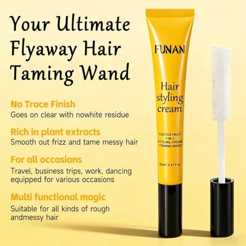 Crema para peinar FUNAN 3 en 1 con aplicador 0.6 oz miniatura 3