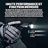 OLIGHT PL-3R Valkyrie Lampe Tactique 1500 Lumens Max 205M Rechargeable Deux Modes d'Éclairage Compactible avec Rail GL et Picatinny Ideal pour Chasse Noir