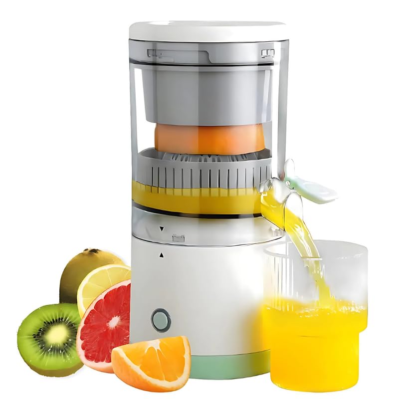 drumstone 𝟏𝟓 𝐘𝐞𝐚𝐫𝐬 𝐆𝐮𝐚𝐫𝐚𝐧𝐭𝐞𝐞, wireless electric citrus juicer, portable orange lemon squeezer, rechargeable usb juicer, for home travel office, works with pomegranate, easy cleaning