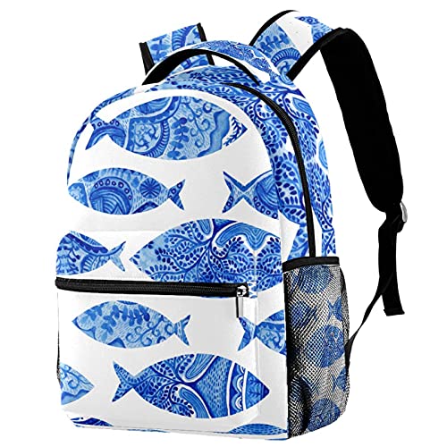 Sac à dos école motif océan soulageant le dos des élèves