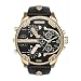 Diesel Mr. Daddy Analog Quartz  2.0 Two Hand Leather Watch