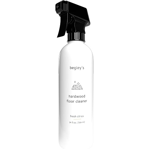 Begley's Hardwood Floor Cleaner Spray - Hard Wood Floor Cleaner for Mopping - Citrus Scent Hardwood Cleaner - 24 oz