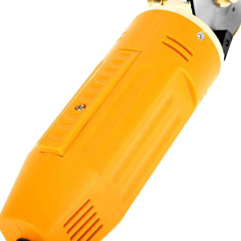 Mini Electric Rotary Fabric Cutter, Wired Handheld Cloth Sewing Scissors with 70mm Diameter Octagonal Blade, Multi-Layer Carpet Leather Rubber Cardboard Cutting Machine