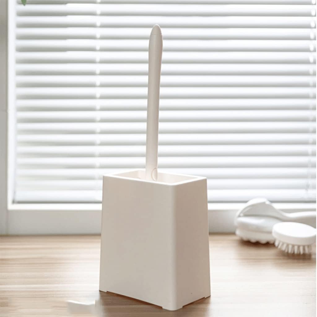 Toilet brushes Bathroom cleaning brush,toilet brush,Toilet Brush Soft Brush Toilet Brush，Toilet Brush and Holder for Bathroom，Deep-Cleaning Toilet Scrub Brush with Curved Brush Head，White Upgraded