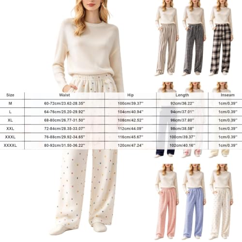 Fluffy Pajama Pants For Women Smooth Fuzzy Plush Pajama Pants Cute Bottoms - image 4