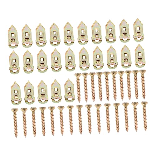 SOLUSTRE 50 Pcs tornillo de ancla de pared paneles de yeso drywall tornillos autorroscantes anclaje autoperforante de acero Anclaje autoperforante de metal acero carbono Golden