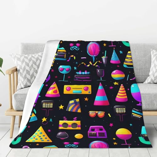 Couverture licorne douce et épaisse pour lit et canapé