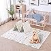 Mocosy Spielmatte Baby Faltbare XPE Bodengymnastikmatte für Bodenkriechmatte für Bodenbelag Schaum Reversible Wasserdicht Tragbares Kleinkind Außen oder Innenbereich Ungiftig (150x200x1cm)