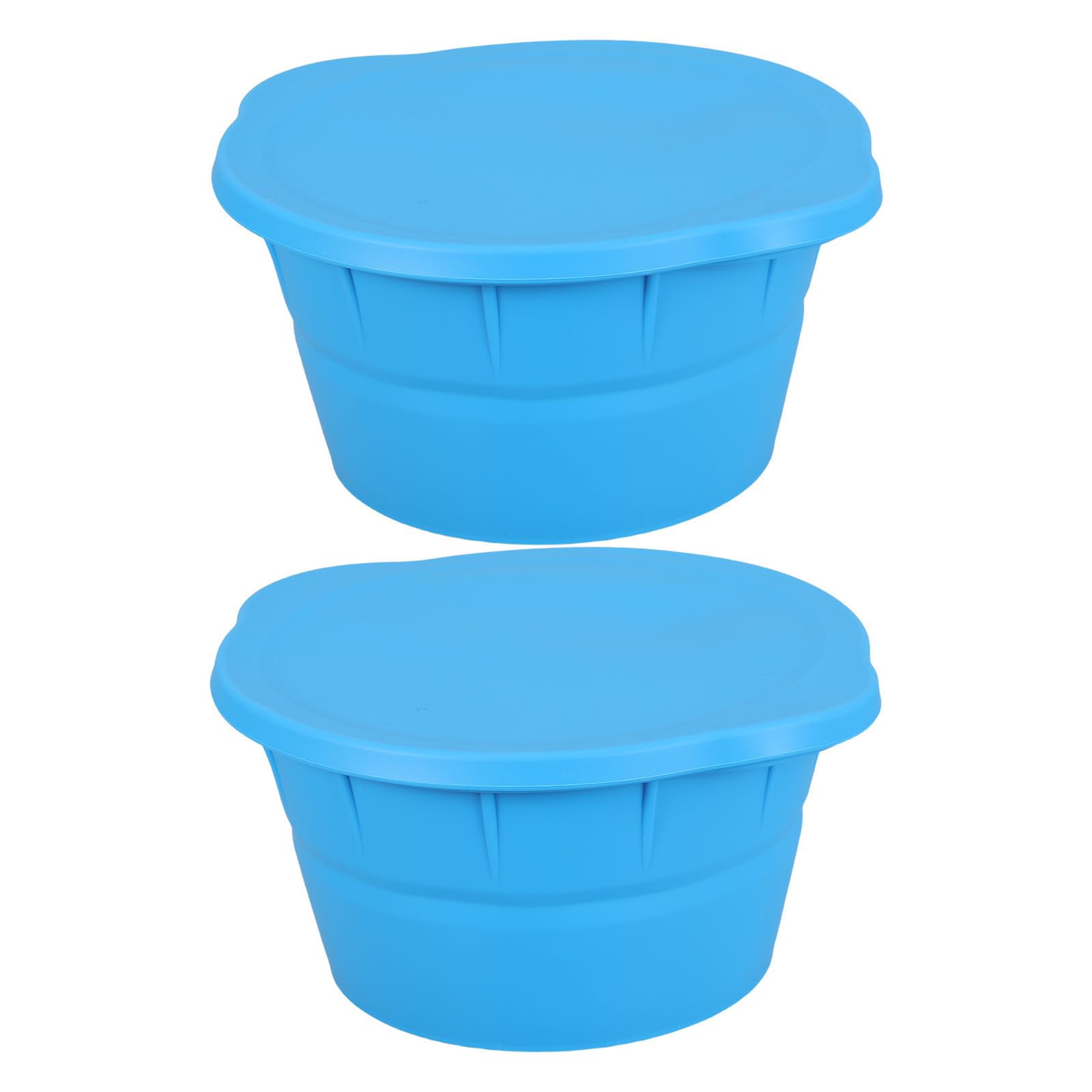 2 Piezas Molde de Silicona Reutilizable para Cubitos de Hielo Redondo Capacidad de 3.6l y Diseño Plegable Adecuado para Uso al Aire Libre y Viajes