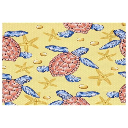 Lot de 6 sets de table lavables pour protéger la table des taches - 2