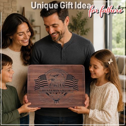 Tabla de Cortar Personalizada BBQ con Diseño Bandera Americana miniatura 4