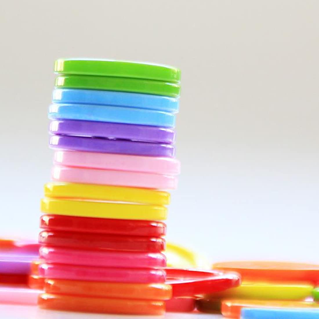 180 Bottoni Di Resina Colorati - 20mm 4 Fori, 12 Colori Con Scatola Portabottoni, Per Cucito E DIY - Foto 8