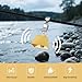 Vefungyan Fishing Bite Indicators Alarm Bells: 20pcs Fishing Pole Bells Alert with Clamp Clip on Poles Catfishing Equipment Angling Rings (Copper)