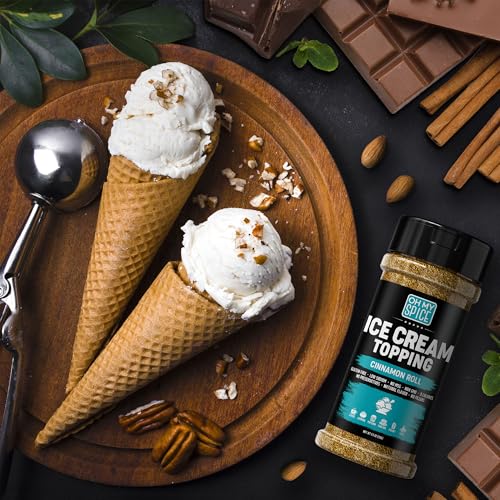 image for Oh My Spice Ice Cream Topping Cinnamon Roll Mix - Gluten Free Cinnamon