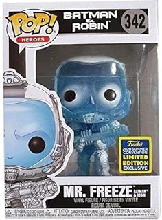 Funko Pop! Heroes: Batman & Robin - Mr. Freeze Glitter Version #342 SDCC 2020 Shared Summer Convention Exclusive Pop Vinyl Figure Rare