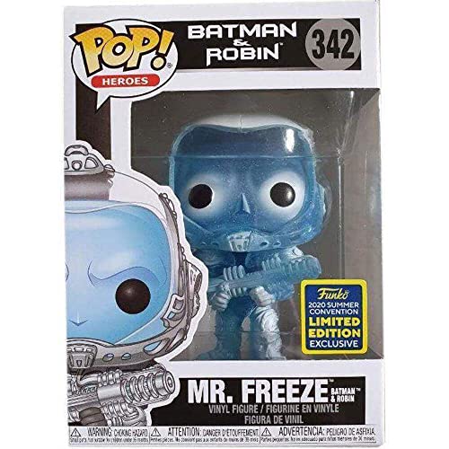 Funko Pop! Heroes: Batman & Robin - Mr. Freeze Glitter Version #342 SDCC 2020 Shared Summer Convention Exclusive Pop Vinyl Figure Rare