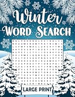 Winter Word Search Large Print: Winter Activity Book For Adults & Seniors, 1400+ Words Winter Themed Word Find Puzzle Book B0BLQYK469 Book Cover