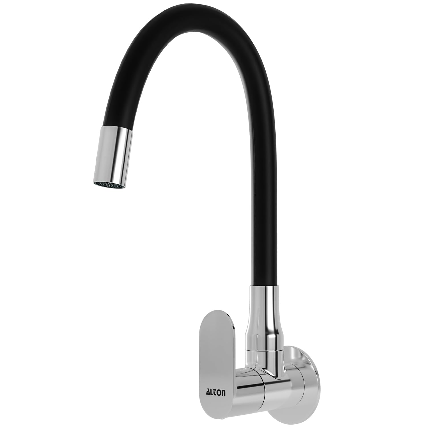 ALTON AXN9466 Brass, Sink Cock with Flexible Swivel Spout, Black & Chrome Finish (Single Flow) (B09NR6FCQD) Amazon Price History, Amazon Price Tracker