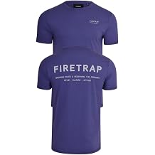 Firetrap Mens Original Designer T Shirt Sublimation Full Print Short Sleeve Tee Top