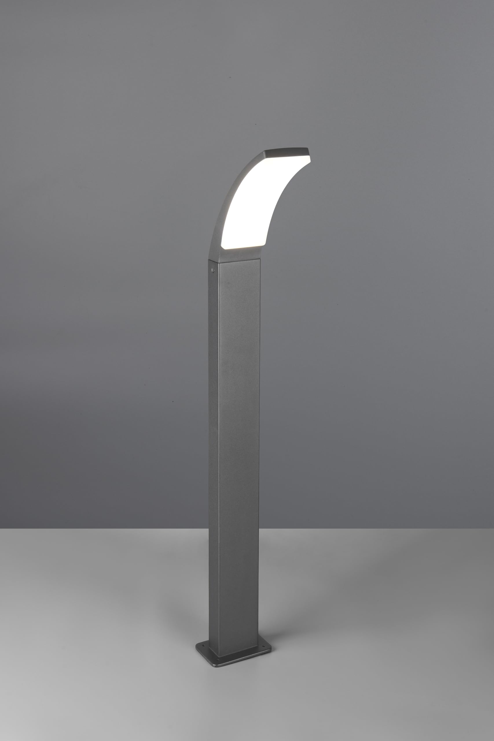 Reality Leuchten LED Außen Wegeleuchte Beja R43356142, Aluminium Druckguss, Acryl weiß, inkl. 12.5 Watt LED |