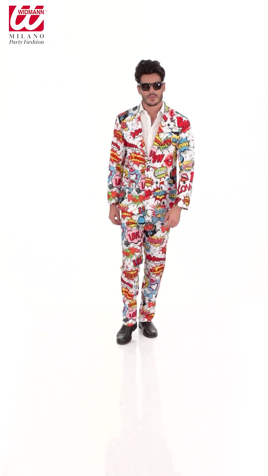 W WIDMANN MILANO Party Fashion - 60er Jahre Pop Art Style Outfit 