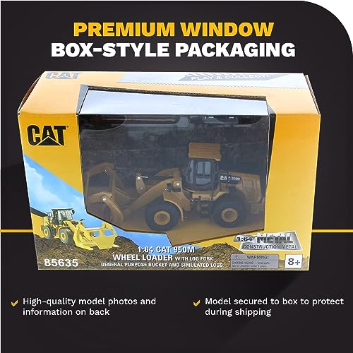 Modelo Caterpillar 950M a escala 1:64 con accesorios miniatura 6