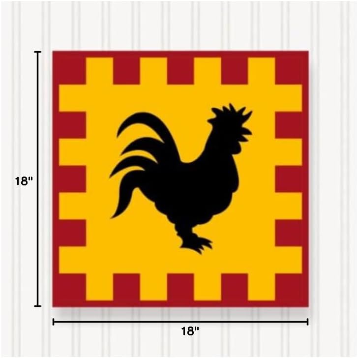 BQ035 BARN QUILT Block Outdoor Square | 6 SIZES | Outside Pattern | Wall Art | Yard Art | Barn Quilt Sign | Farm Quilt Design (46" x 46" 1 sided) Shipped in 4-23" Pieces