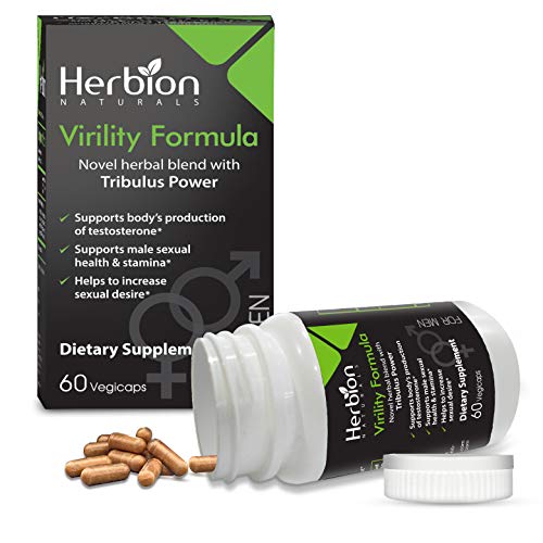 Herbion Naturals Virility Formula With Tribulus Power  60 Veggie Caps