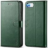 funda cuero apple iphone 7 ★DISEÑO MULTIFUNCIONAL★ (1) El cierre magnético sujeta el teléfono de forma segura en su lugar y mantiene la carcasa cerrada correctamente. (2) La funda de cuero TUCCH tiene 3 ranuras para tarjetas y 1 bolsillo oculto para almacenar tarjetas de crédito, tarjetas de identificación, billetes de banco, etc. (3) La función de soporte incorporado le permite ajustar libremente el ángulo para ver videos.