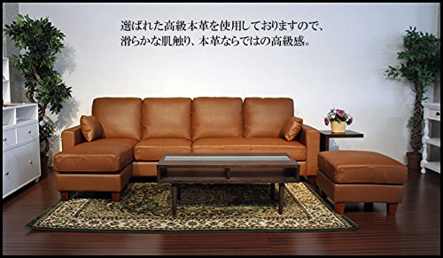 Amazon.co.jp: 組み替え高級ワイドタイプ 本革 カウチソファセット 4人