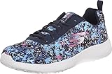 Skechers Sport Women's Burst Illuminations Fashion Sneaker, Navy/Multi, 9 M US