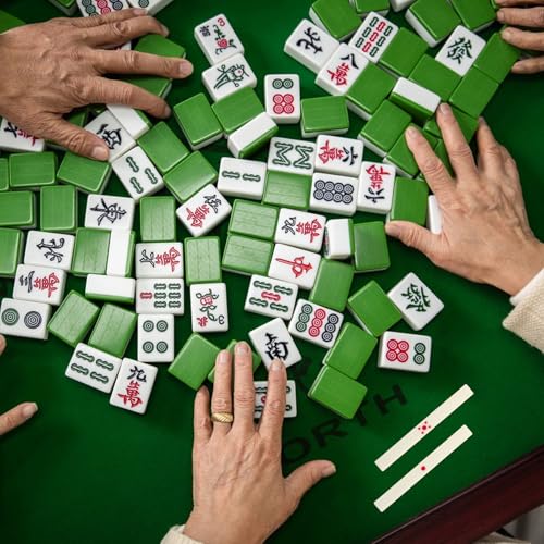 Set de 44 palos para puntuación y apuestas Mahjong tradicional miniatura 6