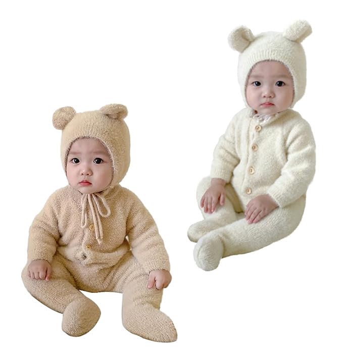 Amazon.co.jp: [CREDIBLE] くまさん ロンパース ベビー 赤ちゃん