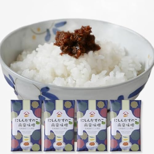 ニシン数の子南蛮味噌 ピリ辛 100g 1袋/2袋/4袋/6袋 セット ご飯のお供 なんばん おつまみ 北海道産にしん使用 鰊 親子 酒の肴 お取り寄せグルメ メール便 (4袋)