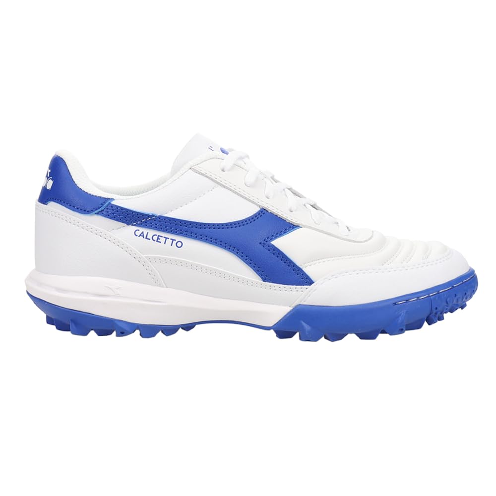 Diadora Mens Calcetto Ii Lightweight Turf Soccer Cleats - White - Size 6 M
