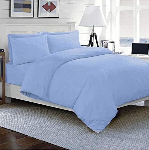 Sleep and Beyond Pure Cotton Envelope Closure Standard Housewife Pillow Cases 4 Pack (White)